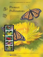 Monarch Butterflies on 2018 USPS Commemrative Panel