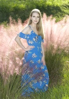 Sarah in Pink Grasses
