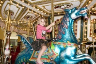 Ashlyn on the Carousel