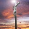 Crucifix at Sunset 
